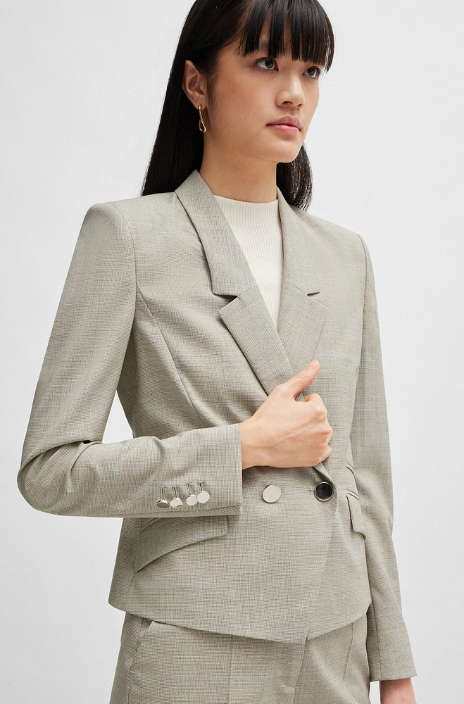 Regular-fit jacket virgin wool