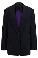 Blazer oversize Naomi x BOSS con cuello chal