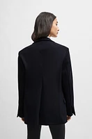 Blazer oversize Naomi x BOSS con cuello chal