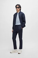 Slim-fit jacket a linen blend