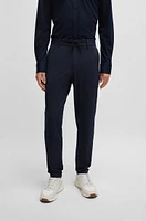 Slim-fit trousers performance-stretch seersucker