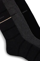 Three-pack of regular-length socks