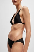 Braguita de bikini con forro integral y monograma Double B