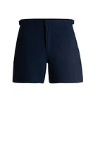 Fully lined swim shorts with adjustable waist