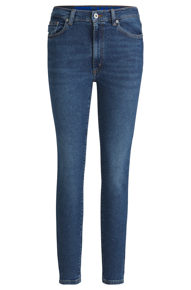 Skinny-fit jeans medium-blue stretch denim