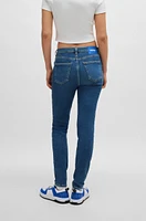 Skinny-fit jeans medium-blue stretch denim