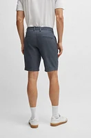 Slim-fit shorts melange twill