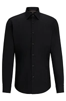 Regular-fit shirt easy-iron cotton poplin