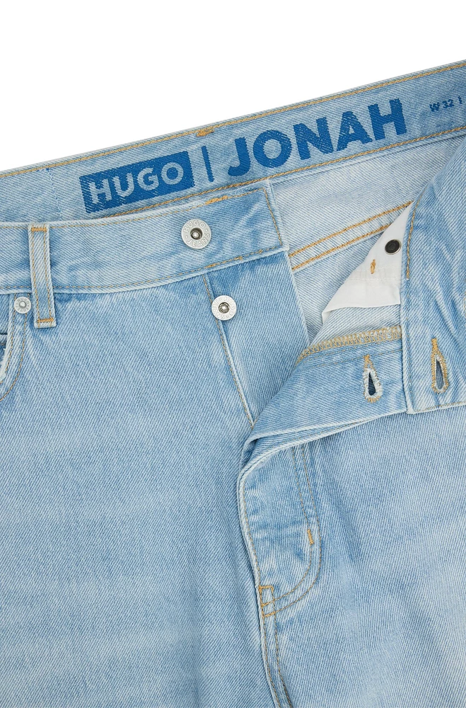 Regular-fit jeans pure-cotton denim
