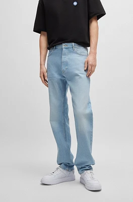 Regular-fit jeans pure-cotton denim