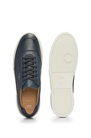 Porsche x BOSS leather trainers with special branding