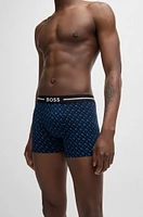 Three-pack of stretch-cotton boxer briefs