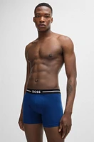 Three-pack of stretch-cotton boxer briefs