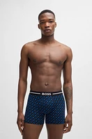 Three-pack of stretch-cotton boxer briefs