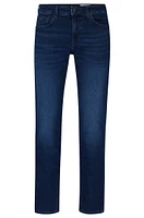 BOSS - Slim-fit jeans soft-motion denim Dark Blue