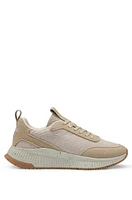 BOSS - x ACBC Trainers With Speckled Effect Light Beige