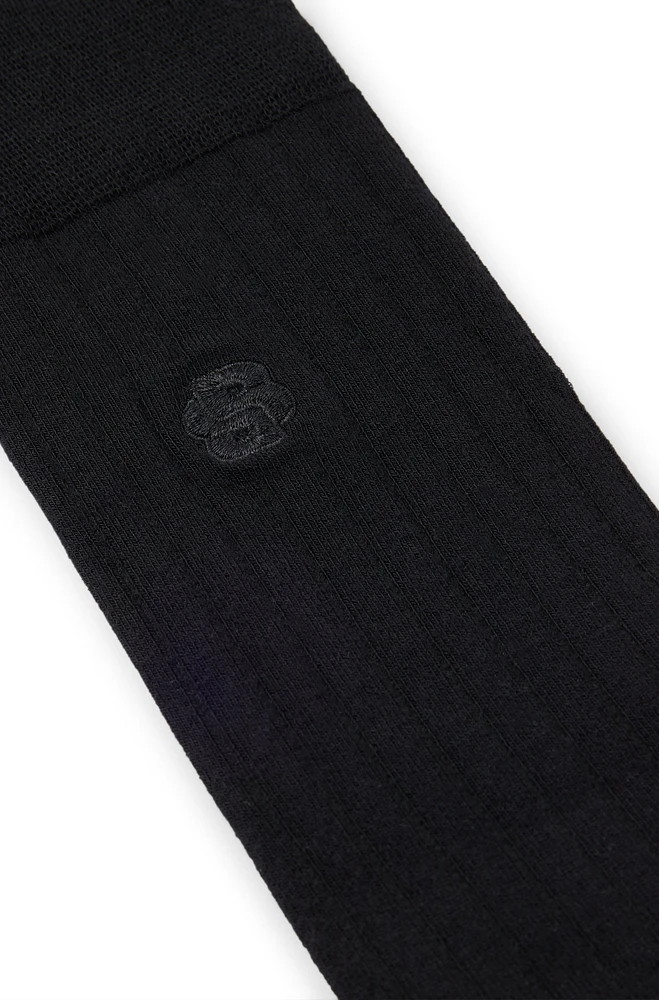 Regular-length socks with embroidered Double B monogram