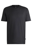 Regular-fit T-shirt structured cotton