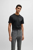 Regular-fit T-shirt structured cotton