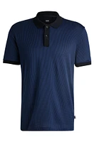 Structured-cotton polo shirt with solid trims