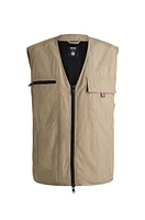 BOSS x NFL water-repellent gilet with special branding