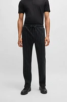 Porsche x BOSS tracksuit bottoms with vertical stripes