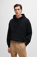 Oversize-fit hoodie cotton with Double B monogram