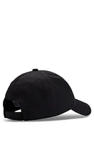 Cotton-twill cap with logo patch