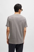 Regular-fit T-shirt cotton and silk