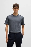 Regular-fit T-shirt cotton and silk