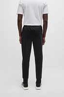 Tracksuit bottoms with contrast insert