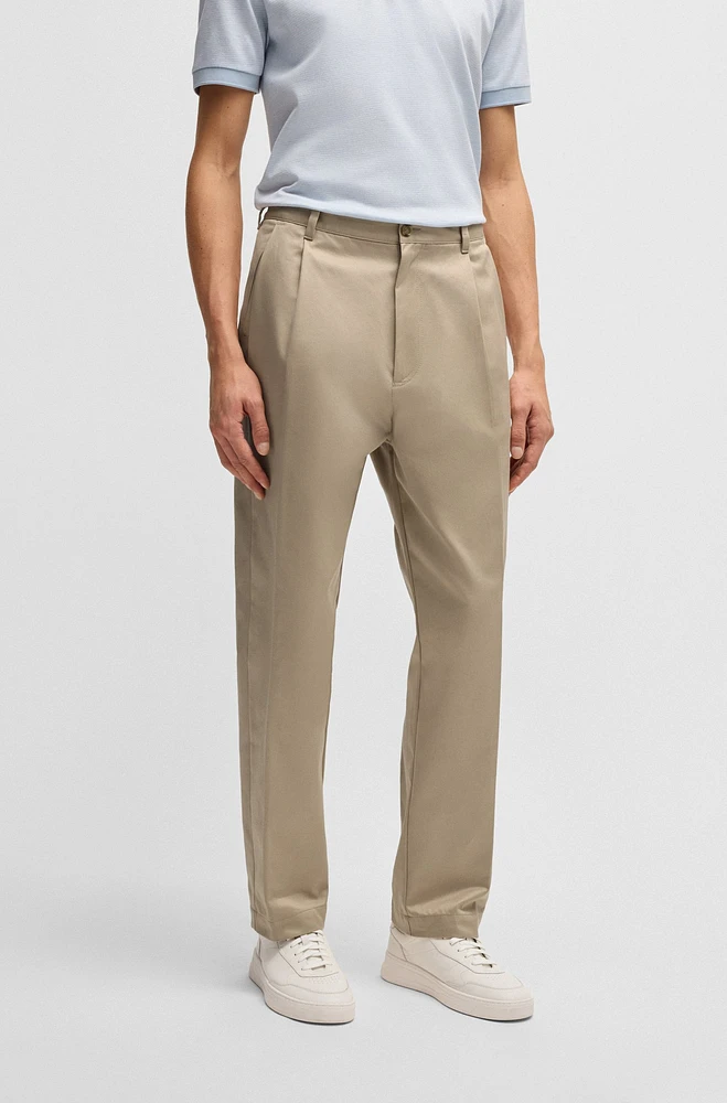 Porsche x BOSS relaxed-fit trousers cotton twill