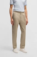 Relaxed-fit trousers cotton twill