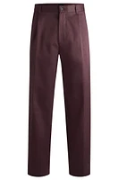 Porsche x BOSS relaxed-fit trousers cotton twill