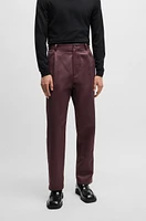 Porsche x BOSS relaxed-fit trousers cotton twill