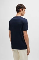 Silk-cotton T-shirt a regular fit