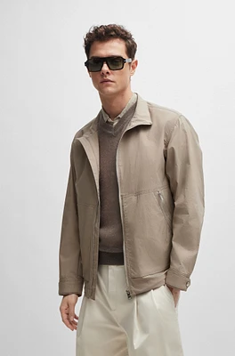 Water-repellent jacket a cotton blend