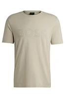 Cotton-jersey regular-fit T-shirt with logo artwork