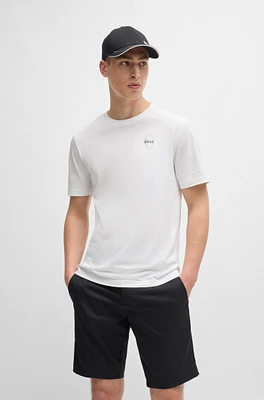 Cotton-jersey regular-fit T-shirt with carabiner artwork