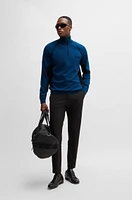 Sweater with color-blocking and logo