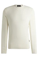 Regular-fit sweater silk and cotton