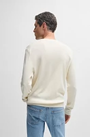 Regular-fit sweater silk and cotton