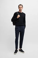 Structured-silk sweater a regular fit