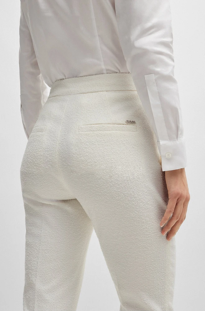Pantalones slim fit de algodón
