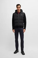 Porsche x BOSS mixed-material hooded jacket with special branding