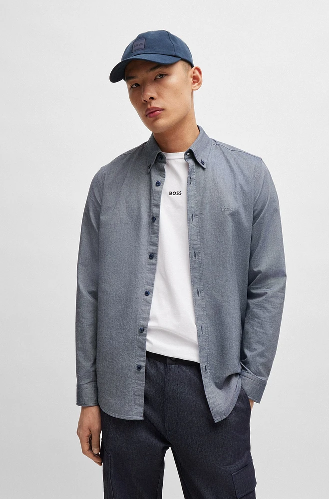 Button-down regular-fit shirt Oxford cotton