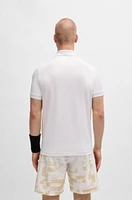 BOSS x Matteo Berrettini V-insert slim-fit polo shirt