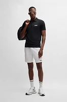 BOSS x Matteo Berrettini waffle-fabric polo shirt