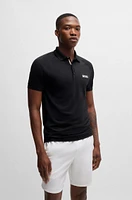 BOSS x Matteo Berrettini waffle-fabric polo shirt