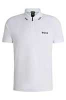 BOSS x Matteo Berrettini polo shirt with popcorn stripe